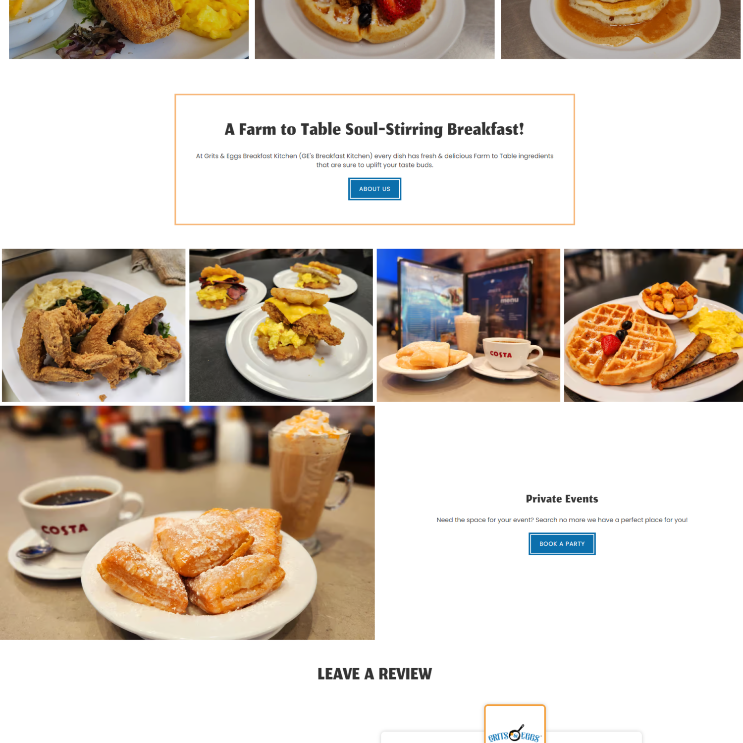 grits and eggs breakfast kitchen